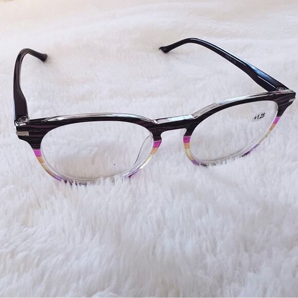 Zoe Brown Multi-Color Round Reader Glasses - Picture 6 of 11